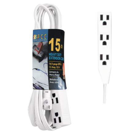 3-Outlet Extension Cords