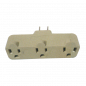 3-Outlet Heavy Duty Tri-Tap Adapter