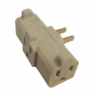 3-Outlet Grounding Adapter
