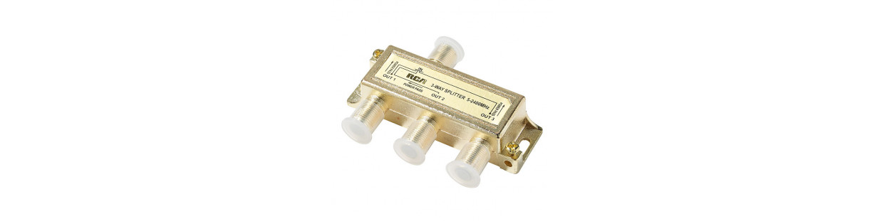 Coaxial Cables and Signal Splitters